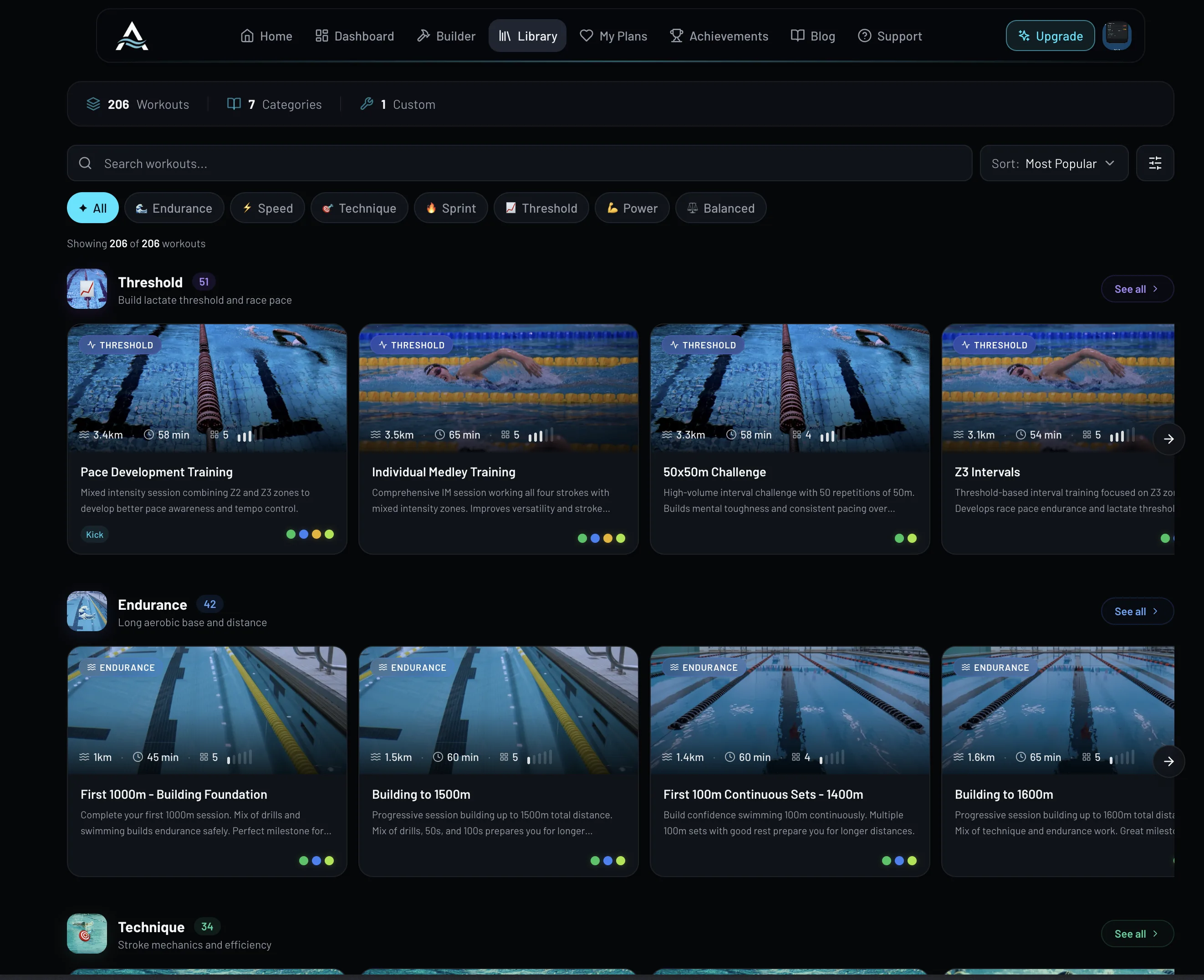 AquaPlan - Garmin Swim Workout Builder